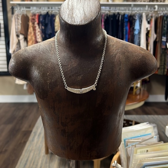 Brighton Silver Spoon Silver Plated Adjustable Short Necklace - Picture 3 of 7